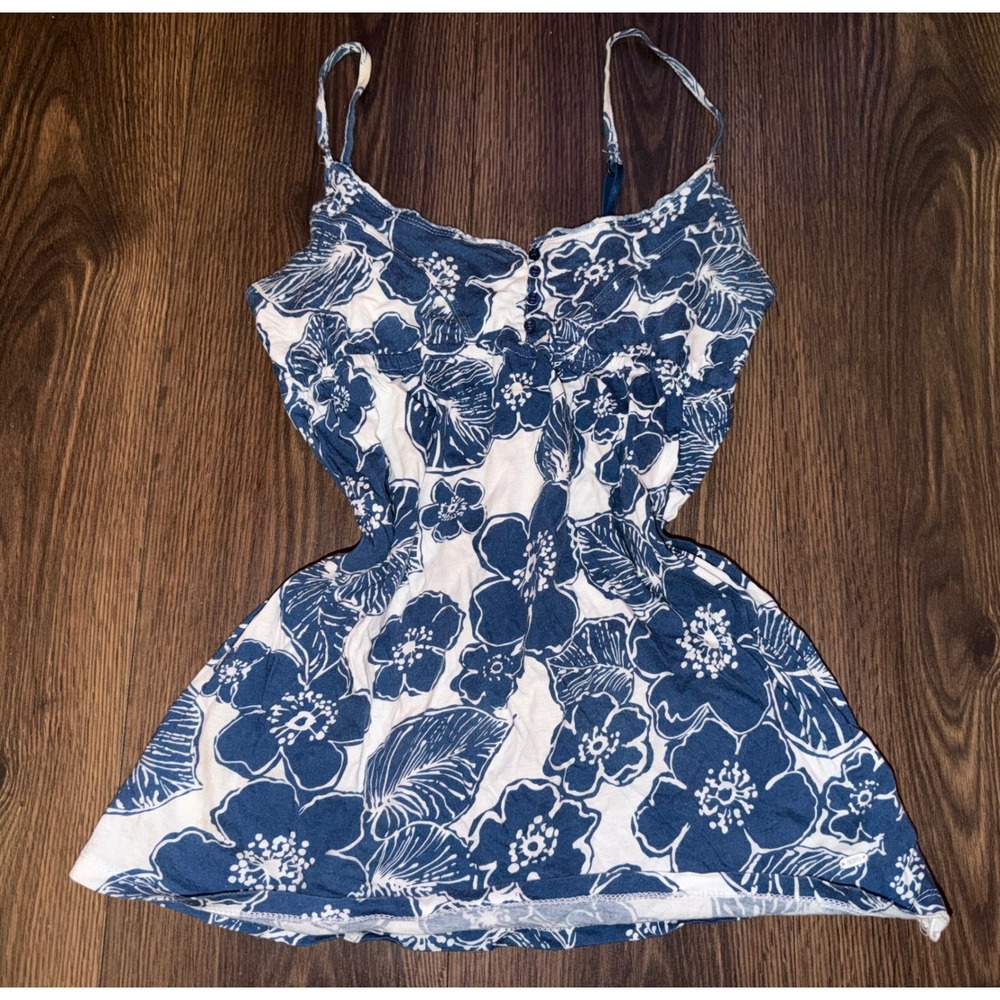 Aeropostale Y2K 2000s Babydoll Floral Tank Top Size Medium